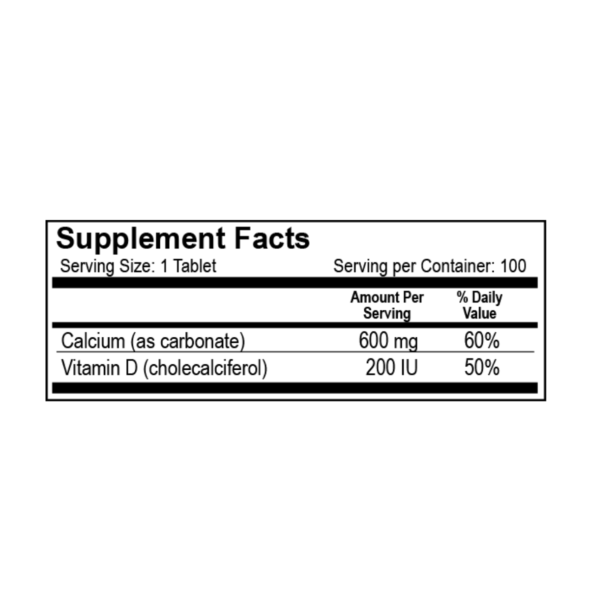 Calcio 600 + Vitamina D - Süpp