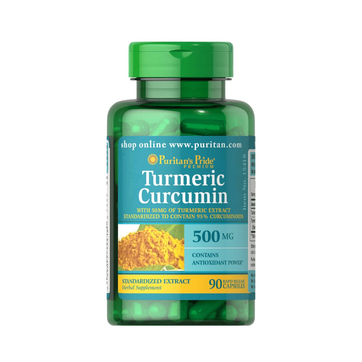 Cúrcuma con Curcumina 500 MG 90 caps - Süpp