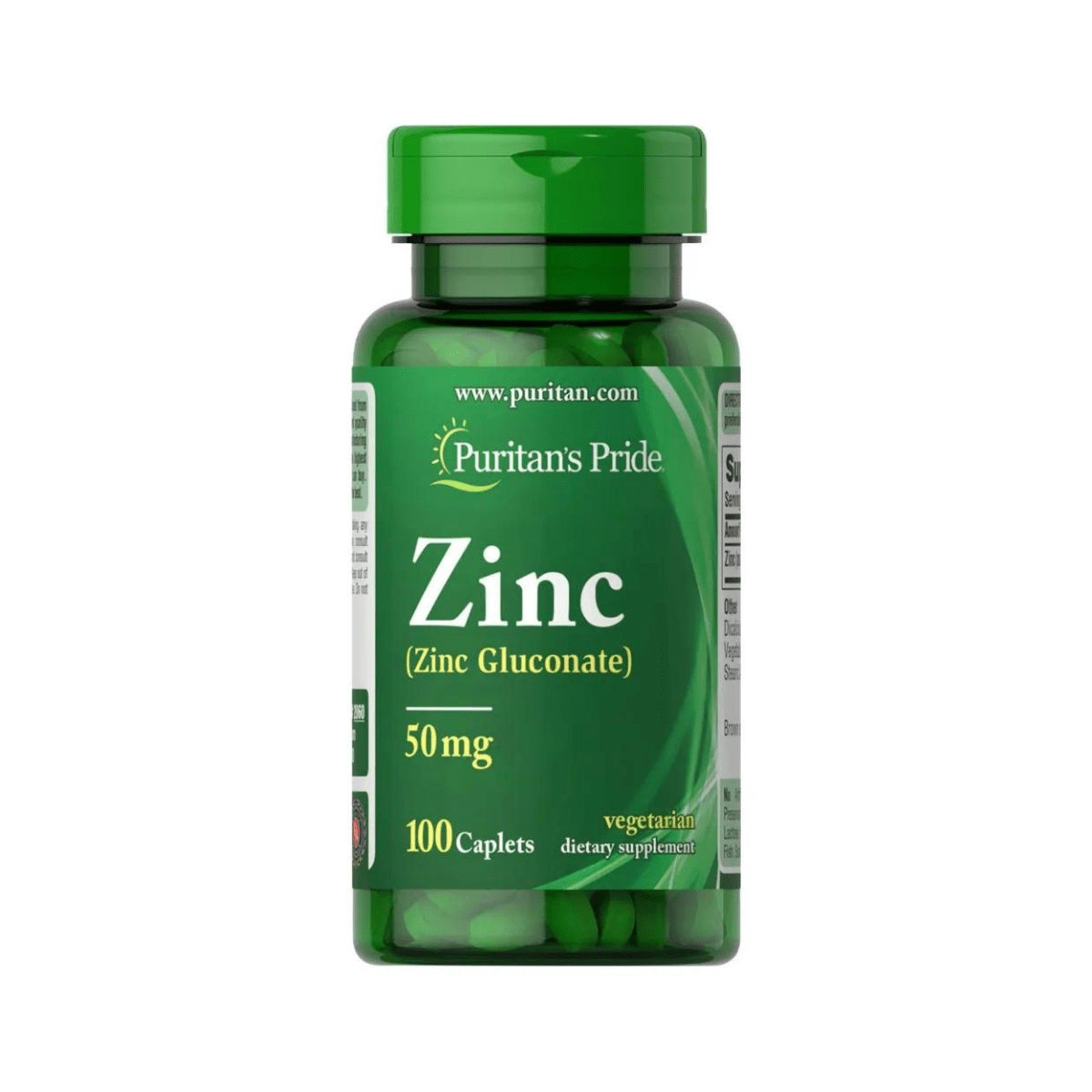 Gluconato de Zinc 50 MG 100 TAB - Süpp