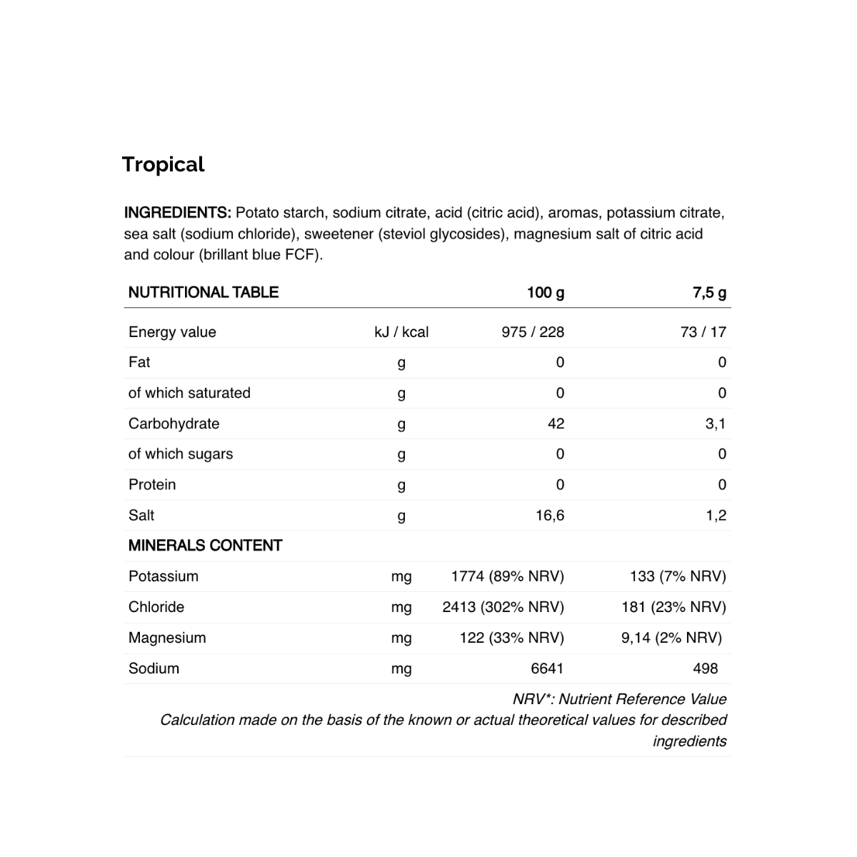 Hydrazero Drink 226ers de 225 g - Süpp