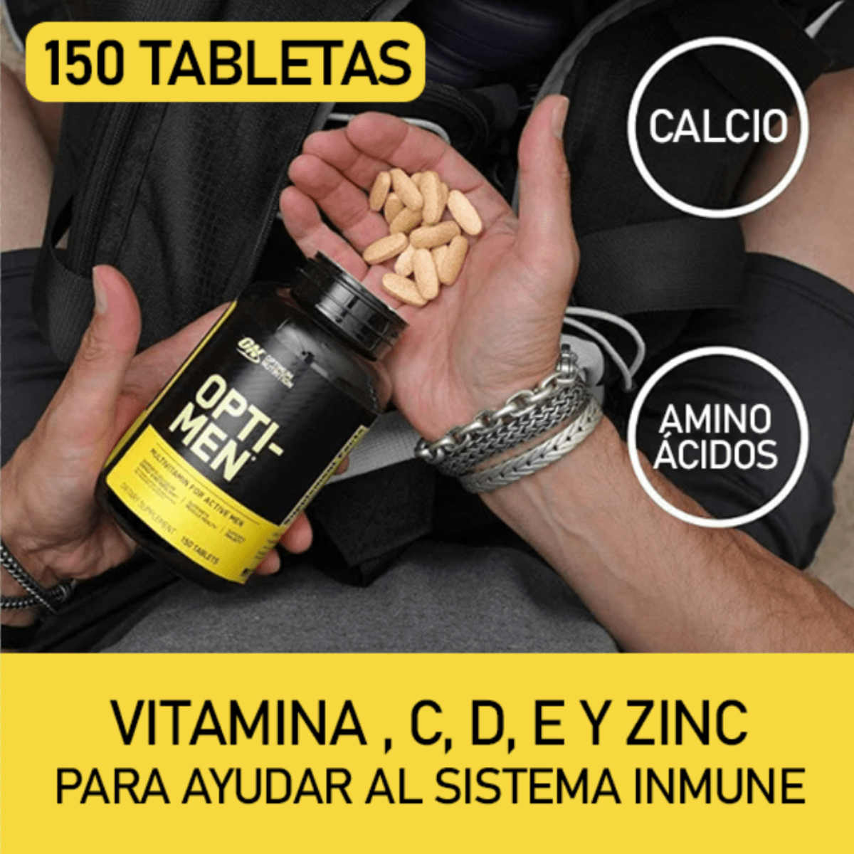 Multivitaminico OptiMen de 150 Tabletas - Süpp