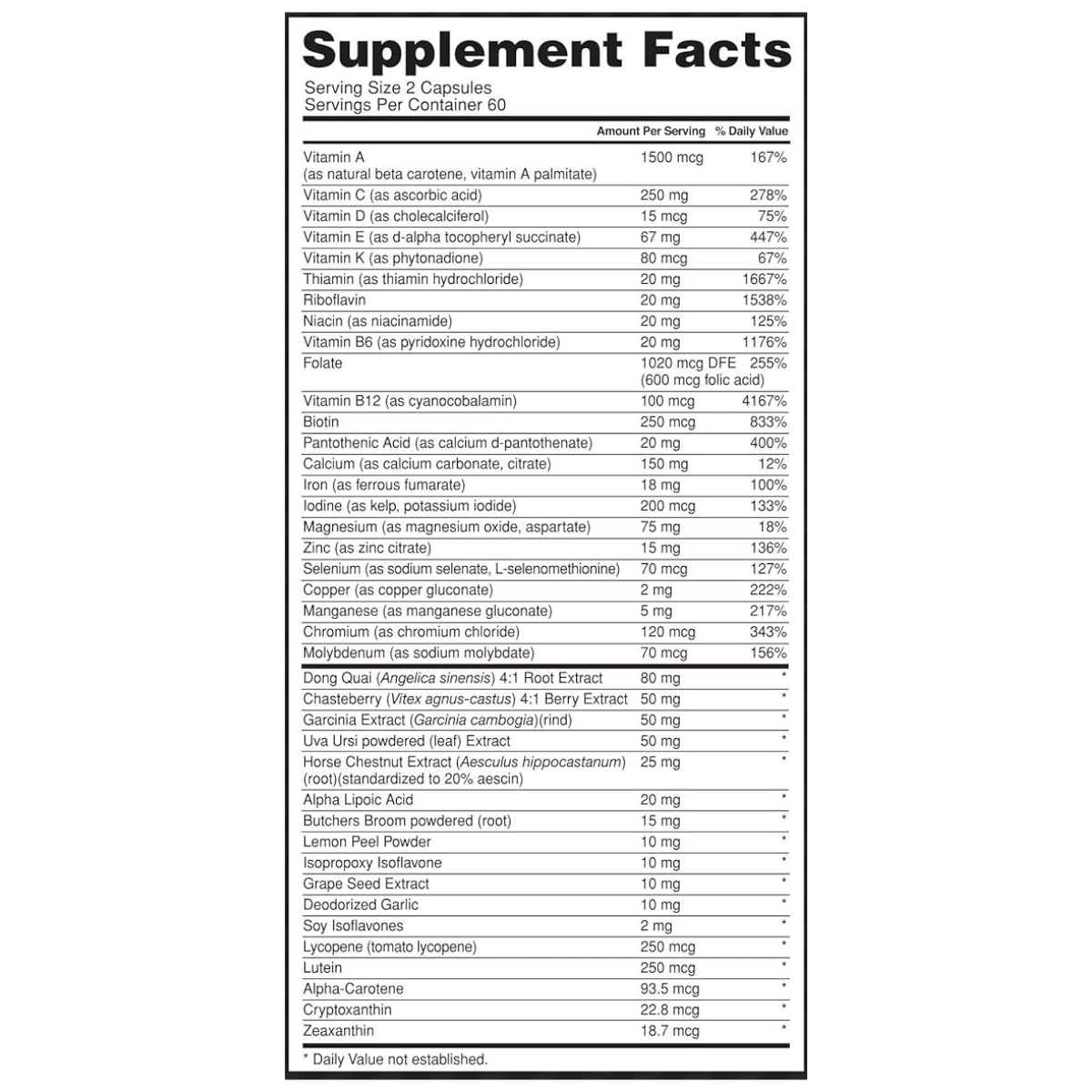 Multivitaminico OptiWomen de 120 cápsulas - Süpp