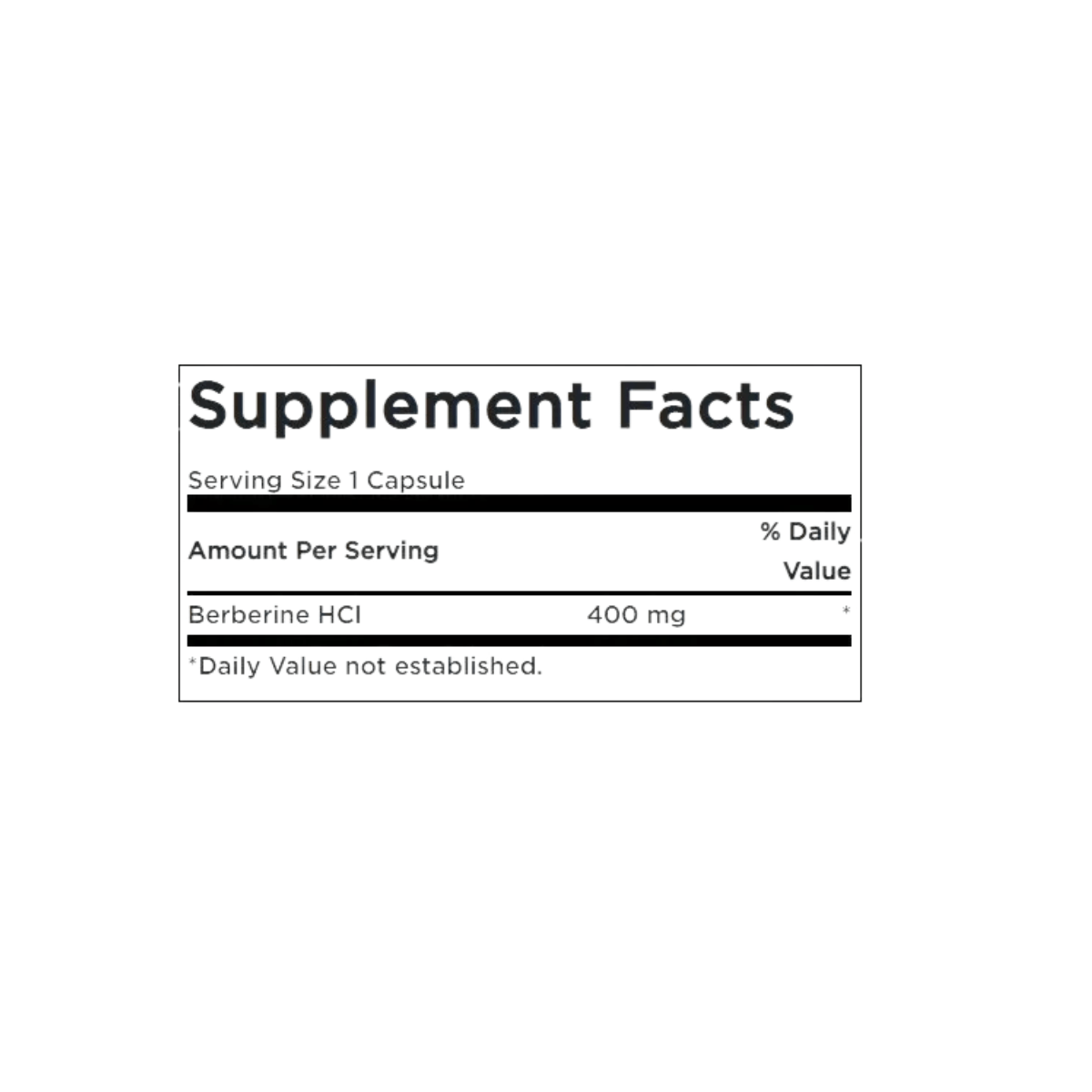 Swanson Berberina 400 mg - 60 Cápsulas - Süpp