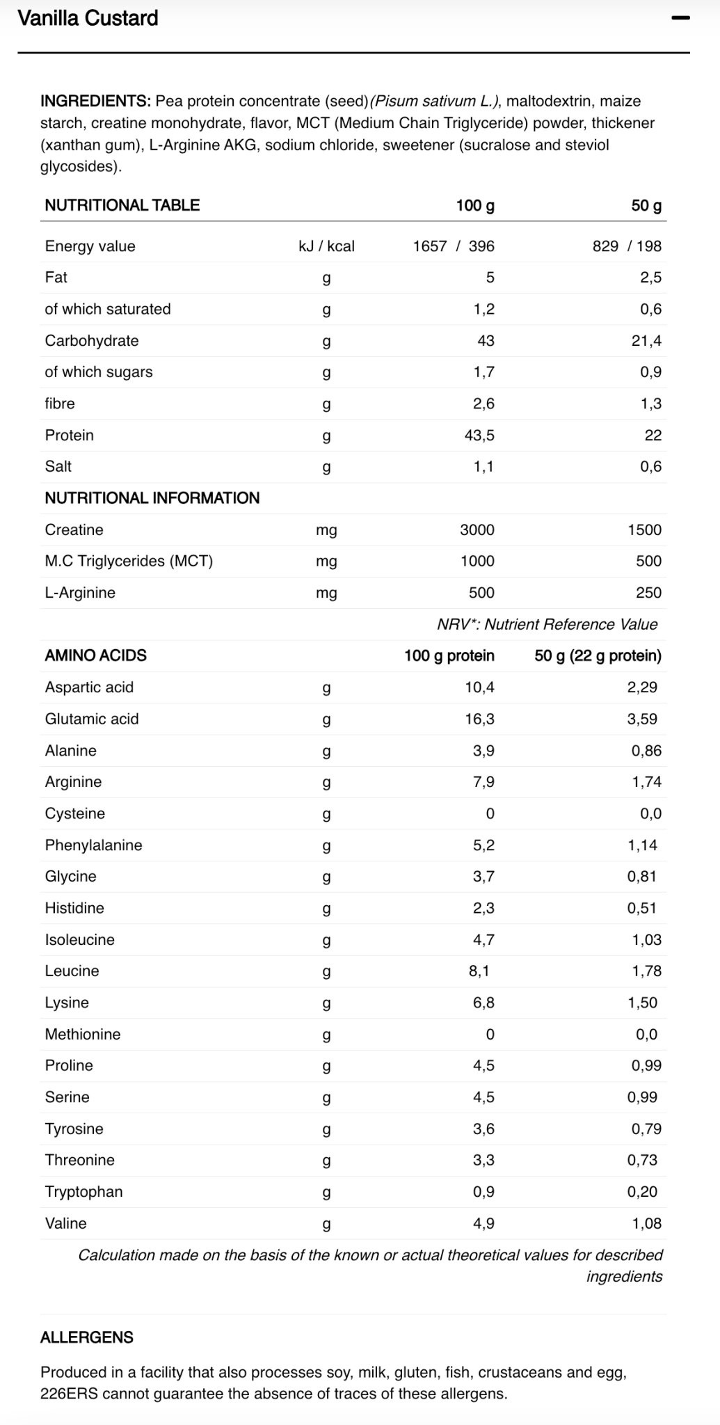 Vegan Recovery Drink 226ers de 1 kg - Süpp